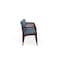 Lesro Lenox Wood 4 Seat Tandem Seating Wood Frame, Mahogany, MD Titan Upholstery LW4103 - alternate 2